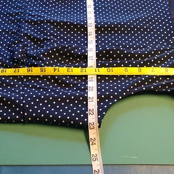 Established 1962 Blue and White A-Line Scoop Neck Midi Dress - Picture 5 of 6